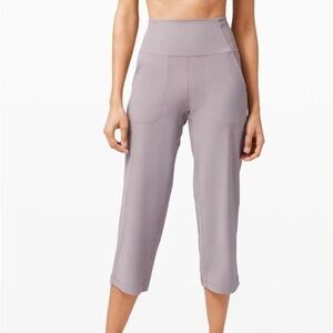 Lululemon Athletica Align Wide Leg Lavender Capris